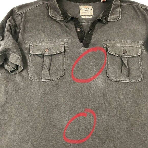 Tommy Bahama Mens Polo Shirt Island Modern Fit Cotton Short Sleeve Extra Large - Picture 3 of 10